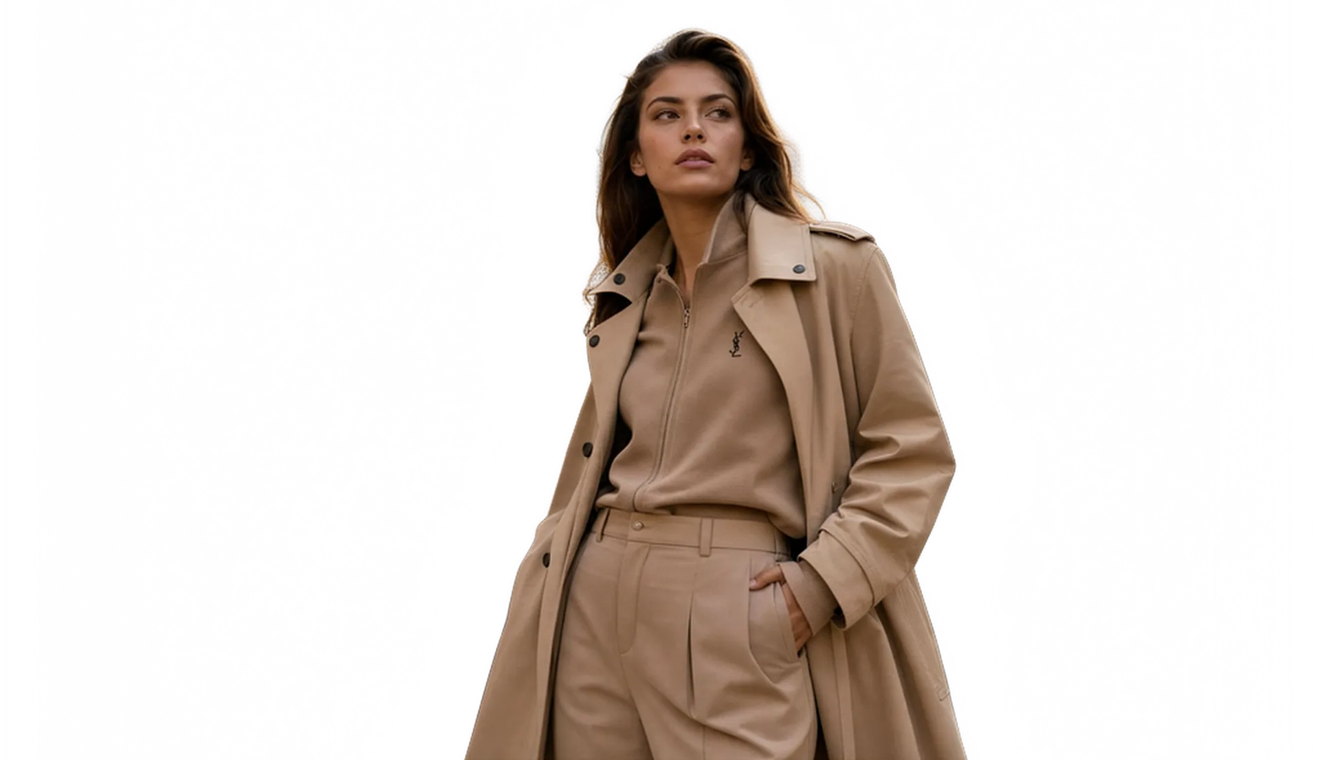 Fashion portrait - background removed