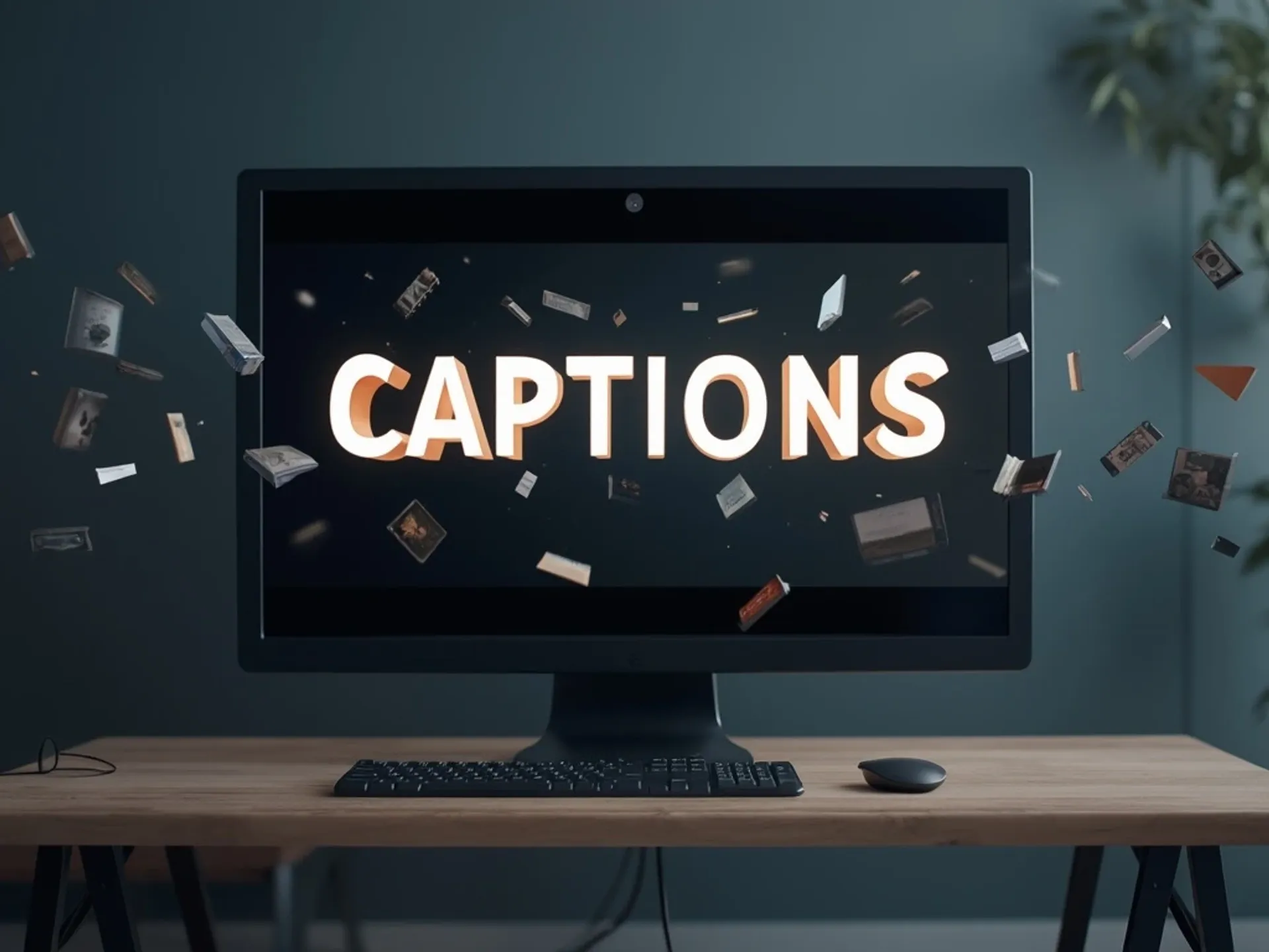 Automatically generates text captions for your videos from the audio as per text colour/font specifications