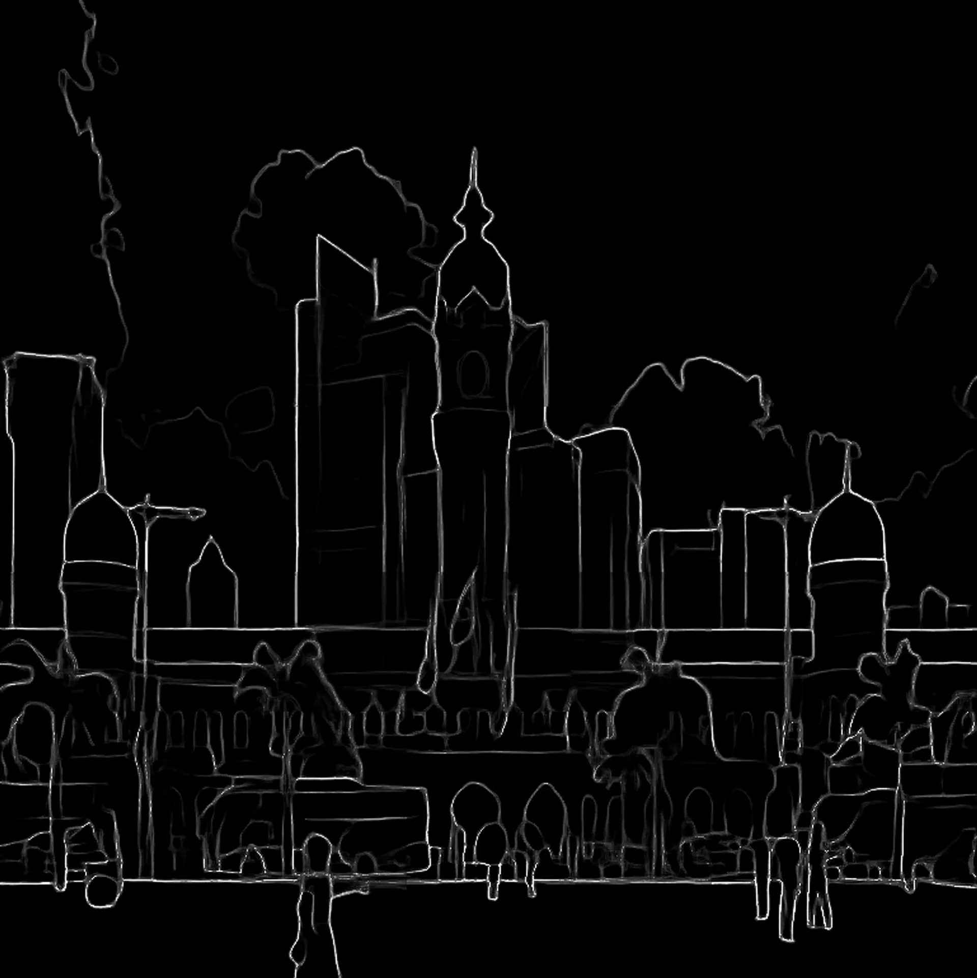 Diffusion based high quality edge detection