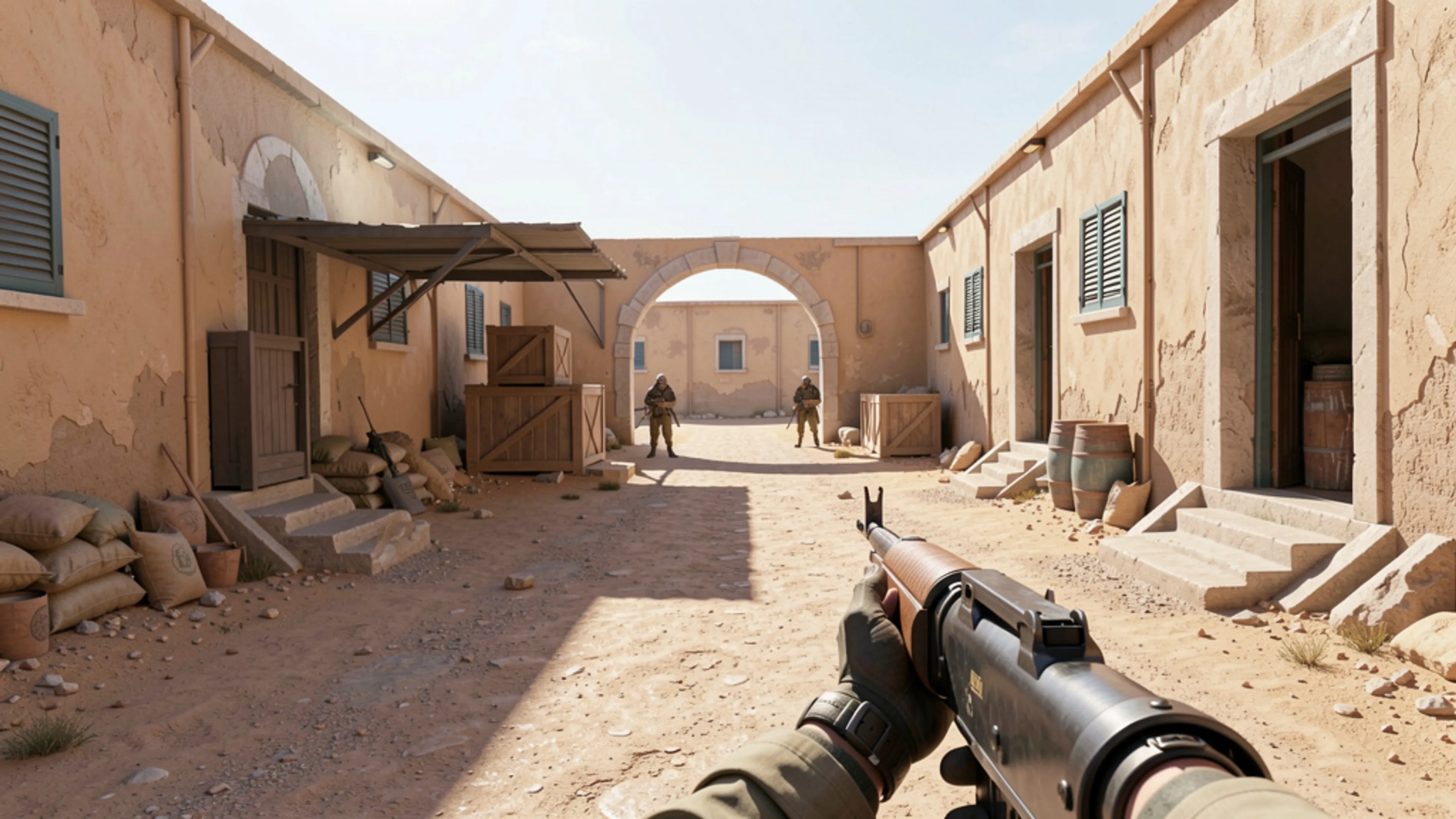 Desert Crossfire opening frame