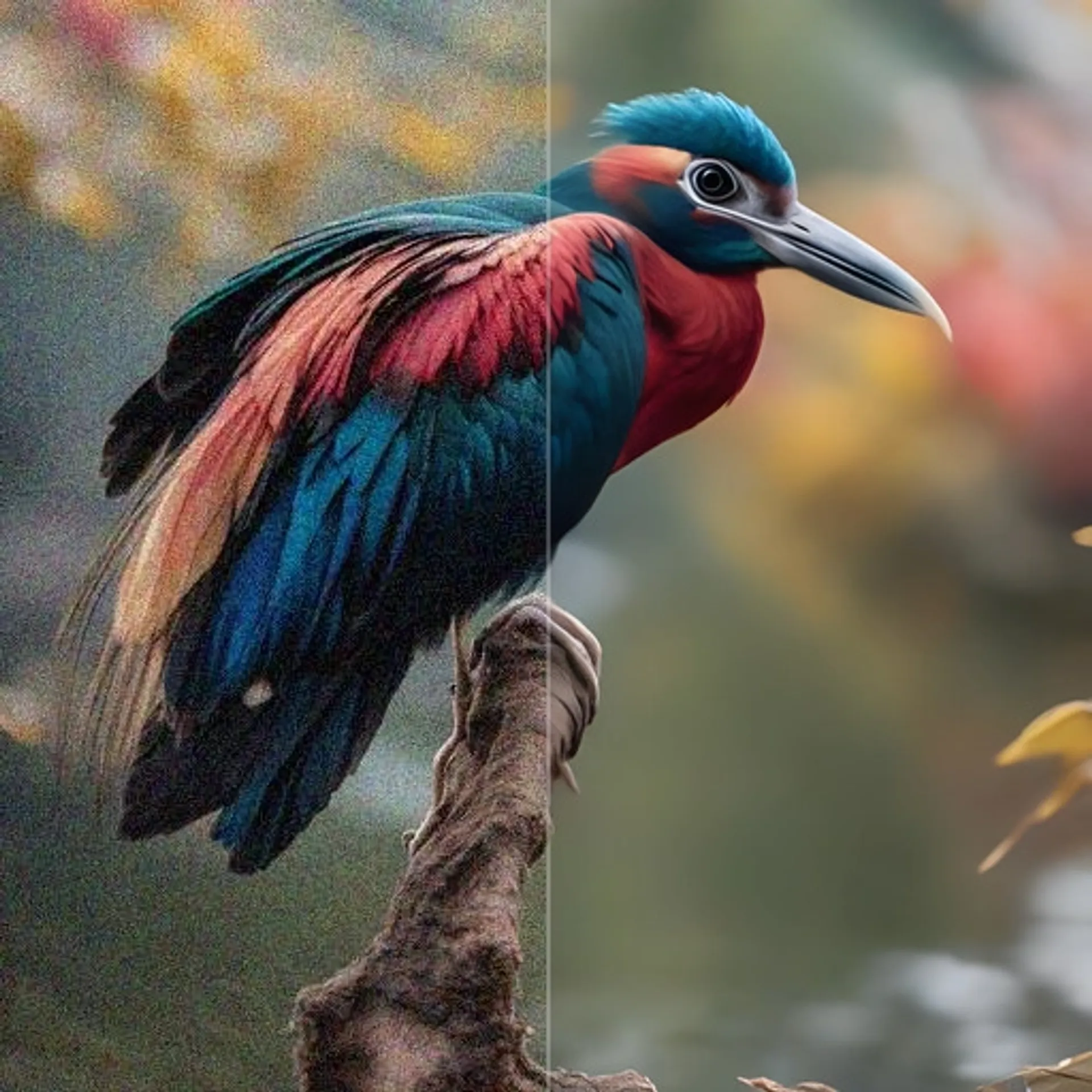 Upscale images by a given factor.
