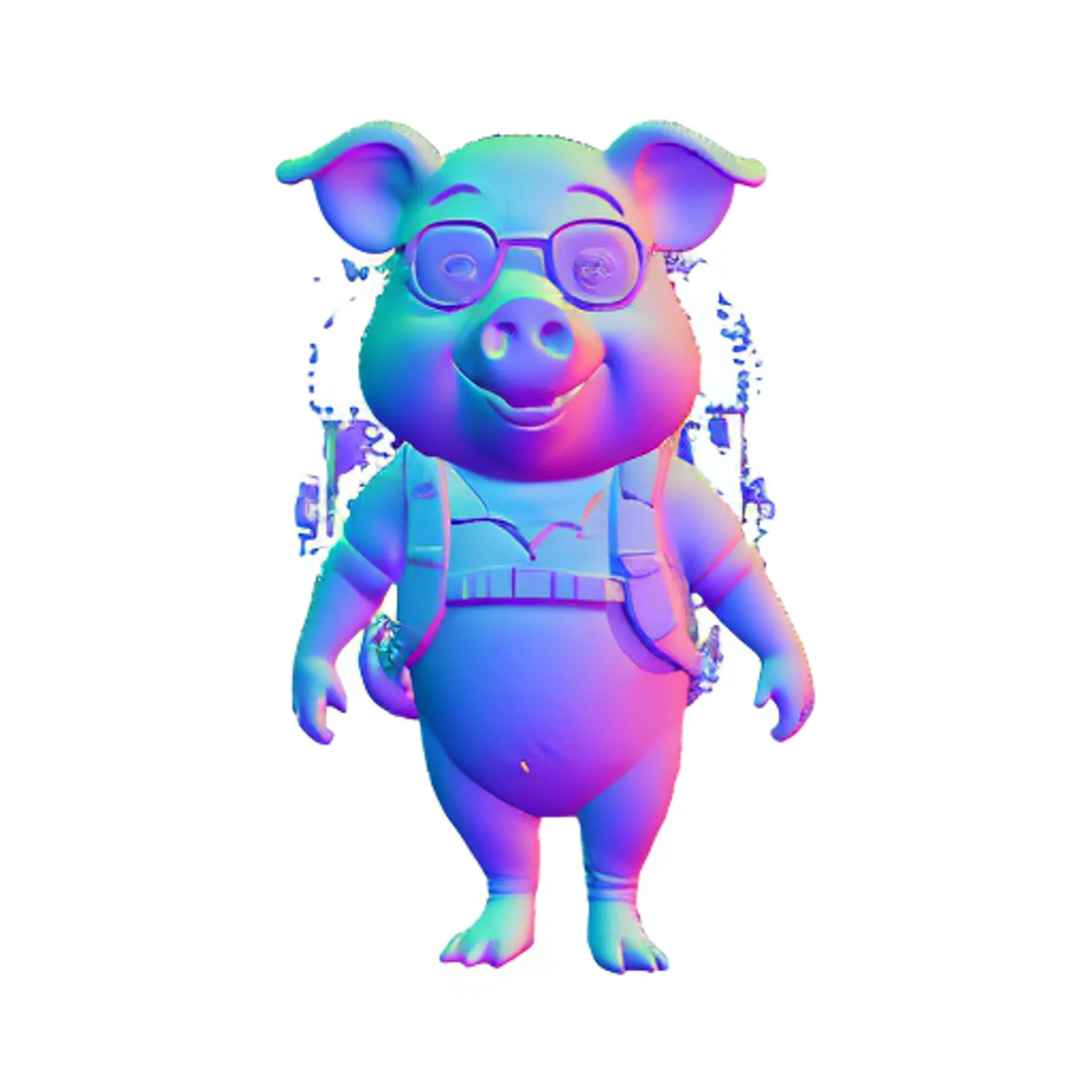A powerful image to novel multiview model with normals.
