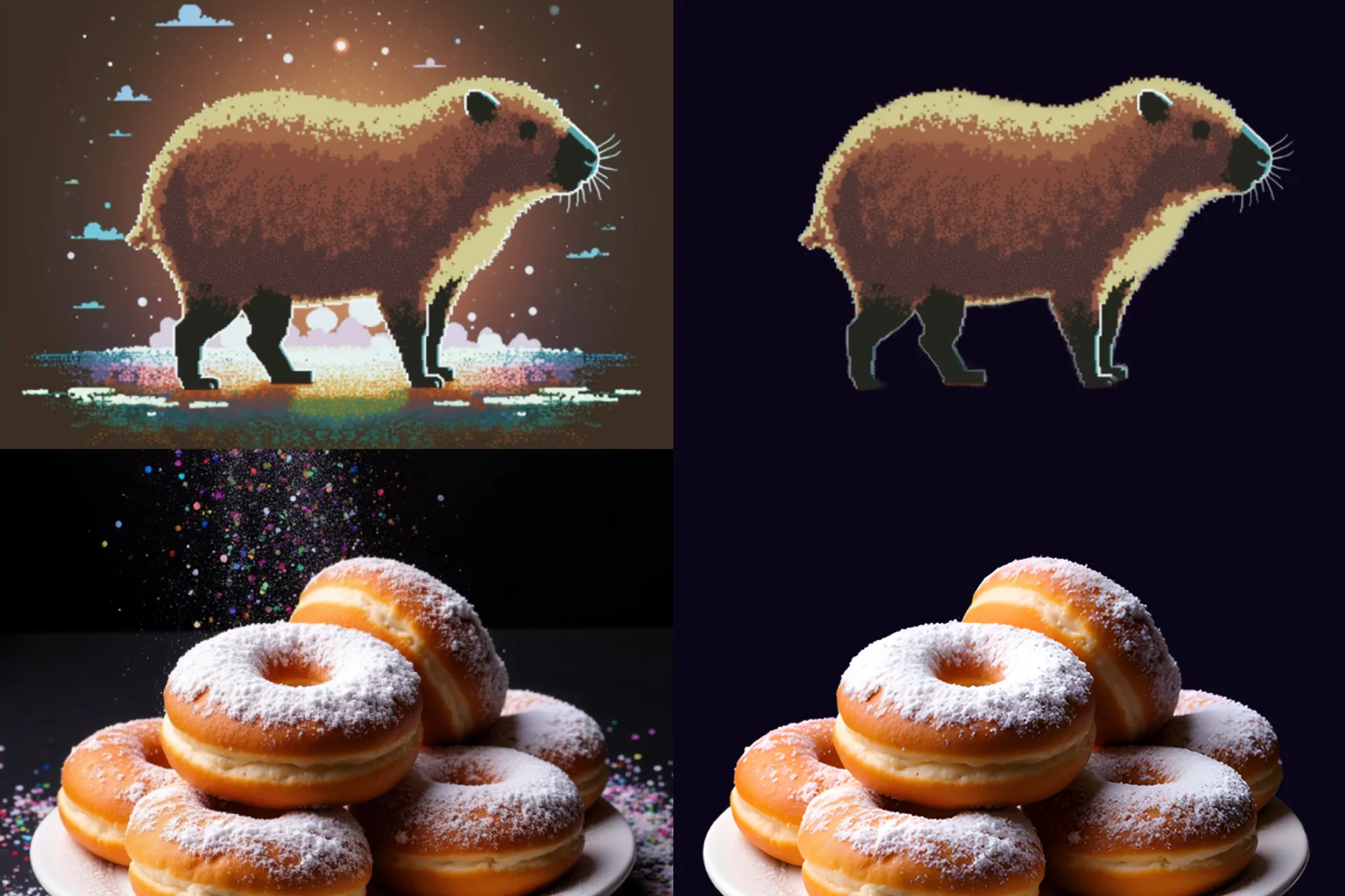 Rembg-enhance is optimized for 2D vector images, 3D graphics, and photos by leveraging matting technology.