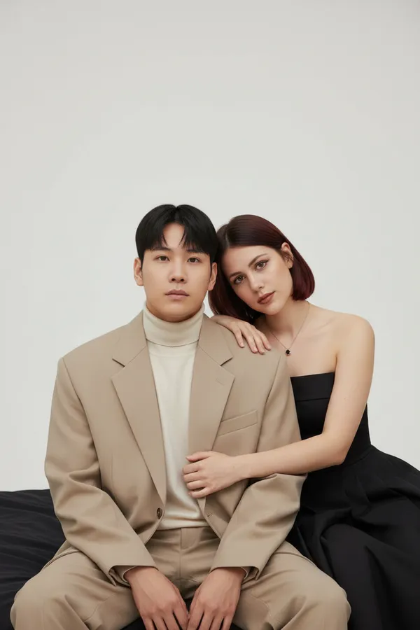 Couples AI portrait - romantic photo generation