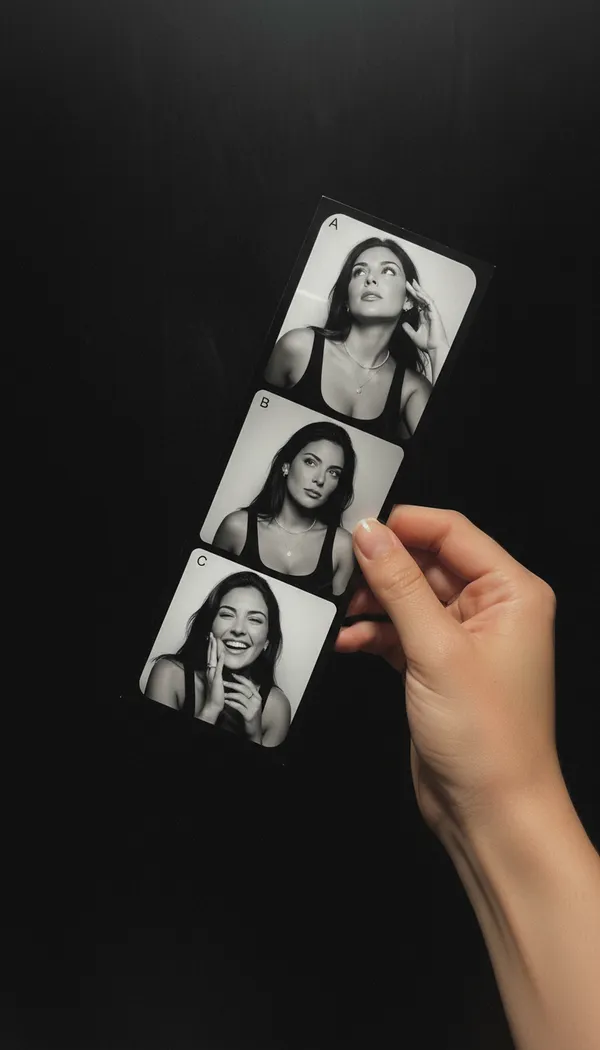 Film photography style AI portrait