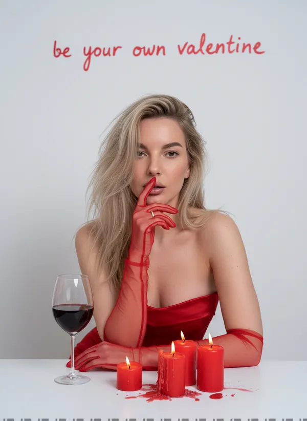 AI Red Aesthetic Photo Generator gallery photo 6