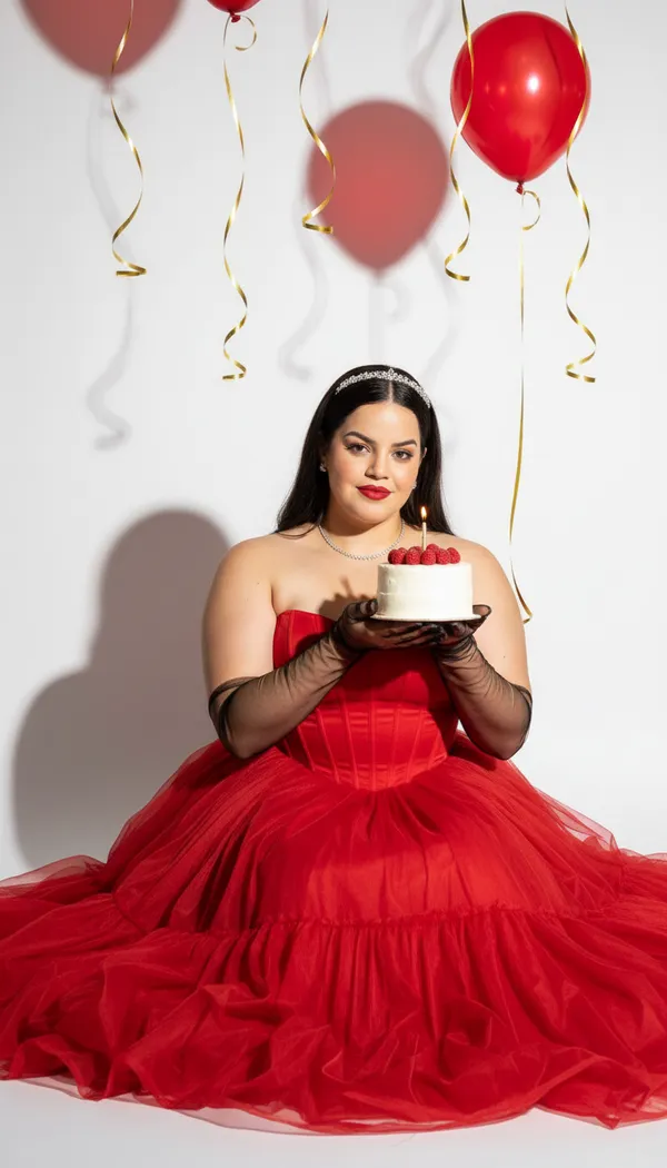 AI Red Aesthetic Photo Generator style preview 2 - AI-generated portrait