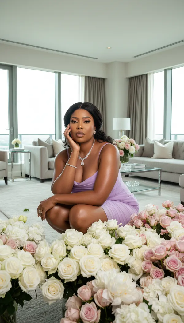 AI Bouquet Portrait Generator style preview 1 - AI-generated portrait