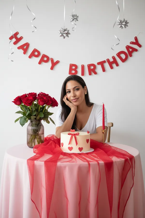 AI Red Aesthetic Photo Generator gallery photo 13