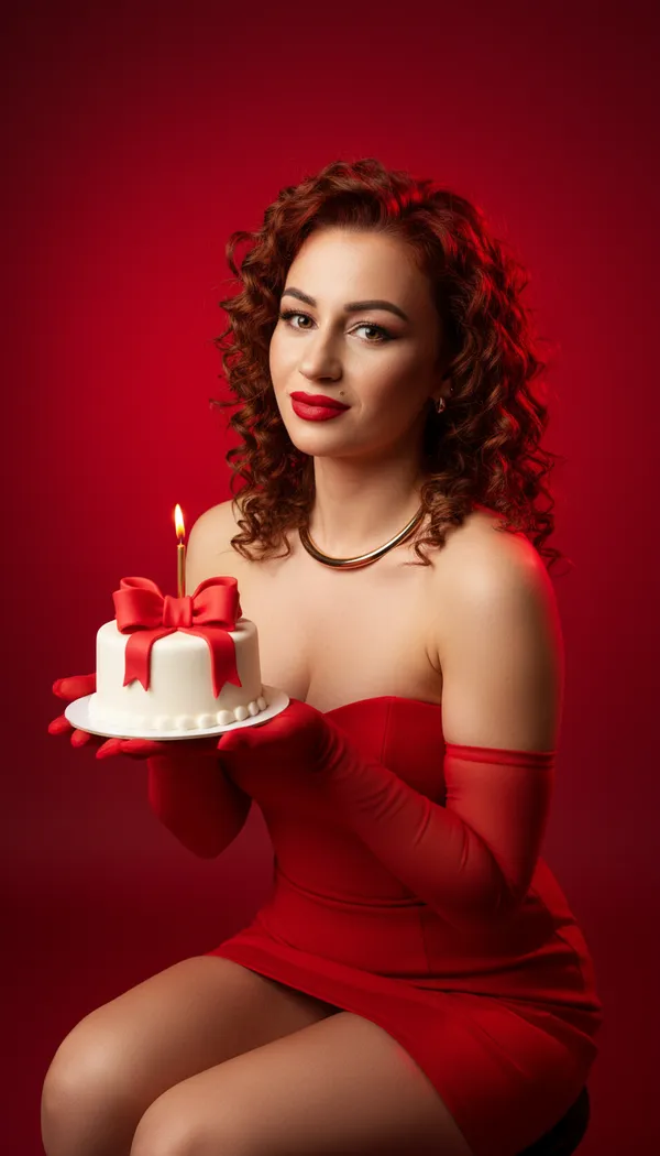 AI Red Aesthetic Photo Generator gallery photo 18