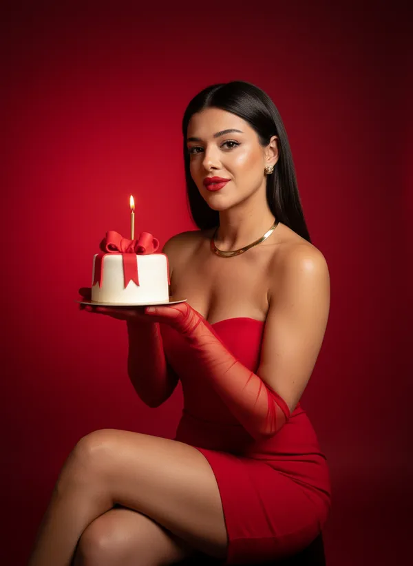 AI Red Aesthetic Photo Generator gallery photo 23