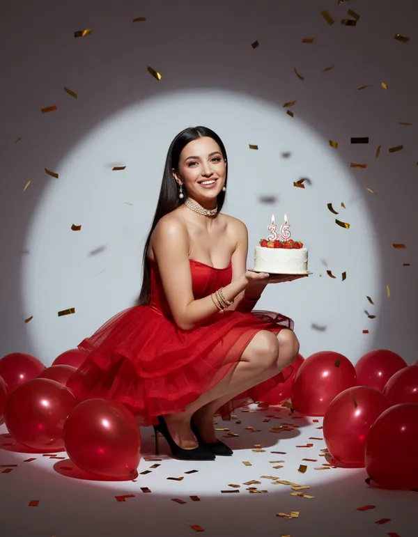 AI Red Aesthetic Photo Generator gallery photo 33