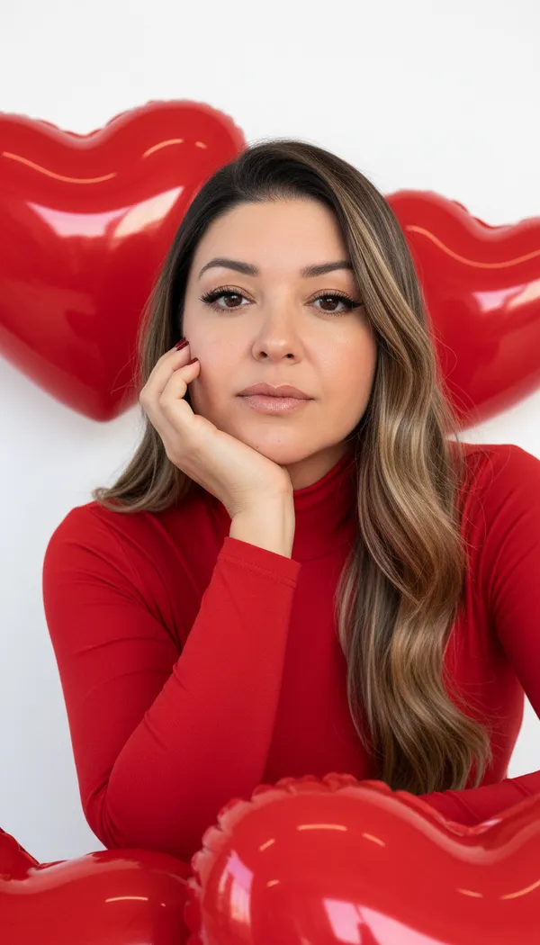 AI Red Aesthetic Photo Generator gallery photo 36