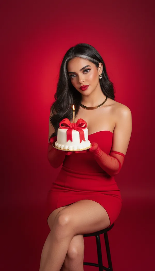 AI Red Aesthetic Photo Generator gallery photo 37