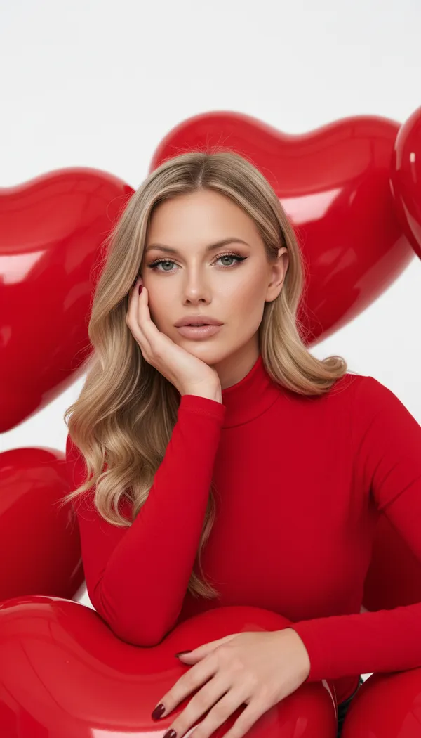 AI Kirmizi Tema Fotograf Olusturucu galeri fotoğrafı 27 - aesthetic