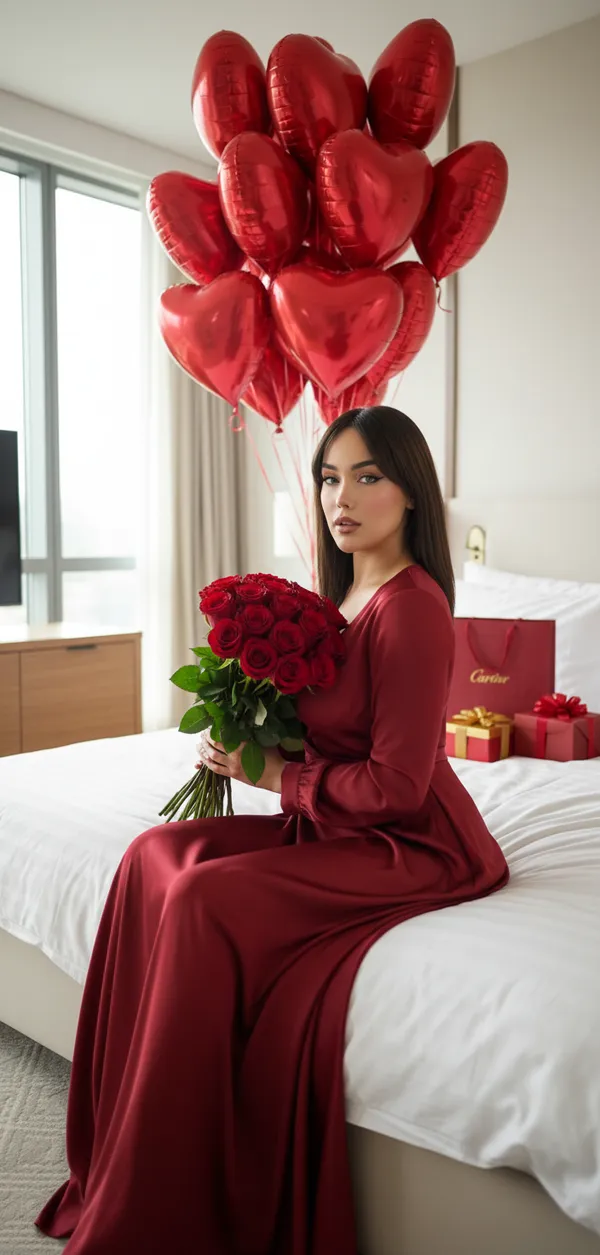 AI Kirmizi Tema Fotograf Olusturucu galeri fotoğrafı 29 - aesthetic