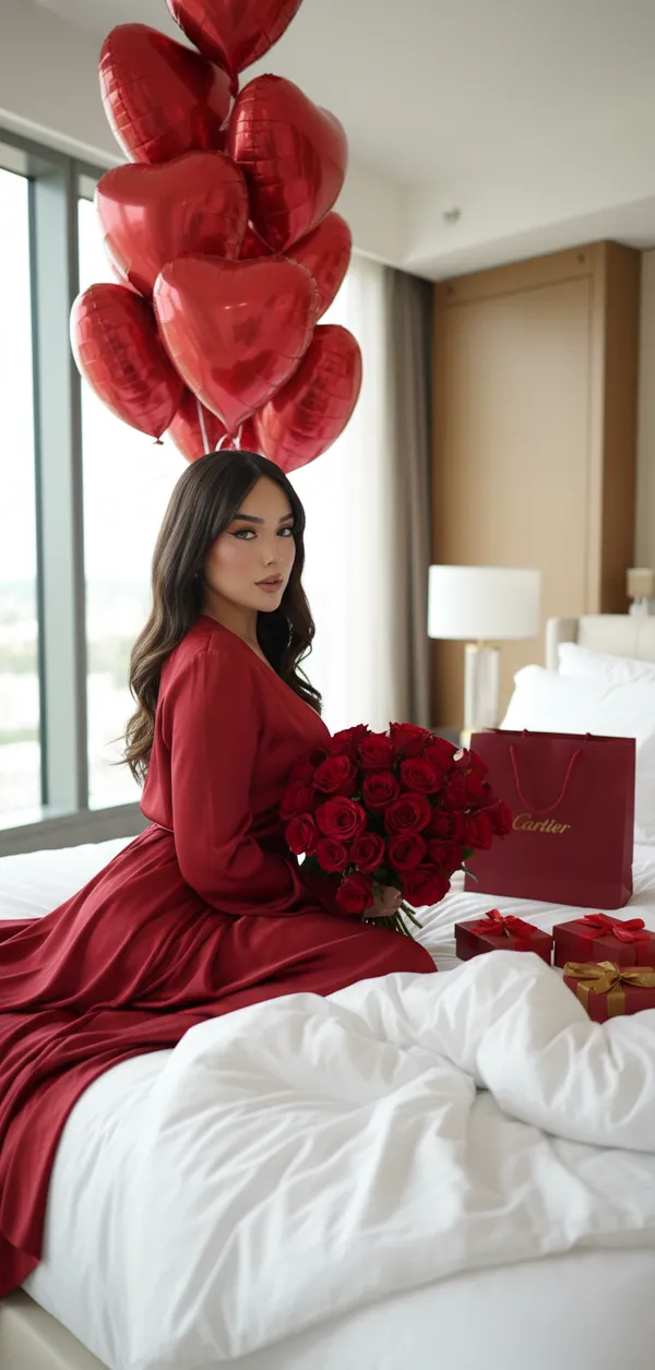 AI Kirmizi Tema Fotograf Olusturucu galeri fotoğrafı 28 - aesthetic