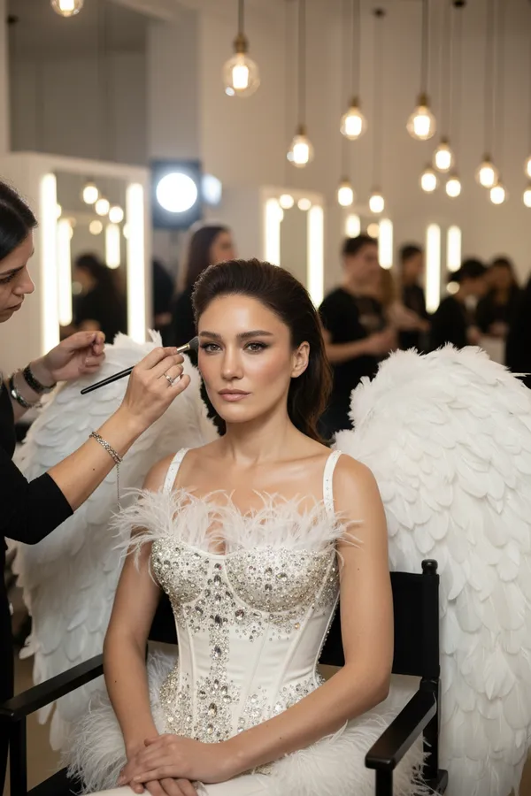 ИИ генератор фото с крыльями ангела превью стиля 4 - fashion