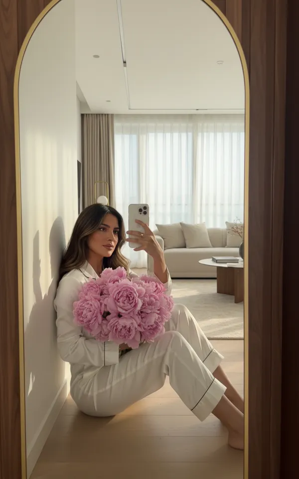 AI Bouquet Portrait Generator example 28 - bouquet style AI photo