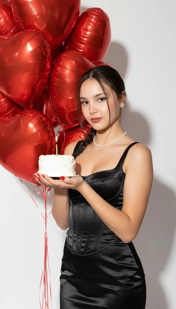 ШІ генератор фото в червоній естетиці попередній перегляд стилю 3 - aesthetic