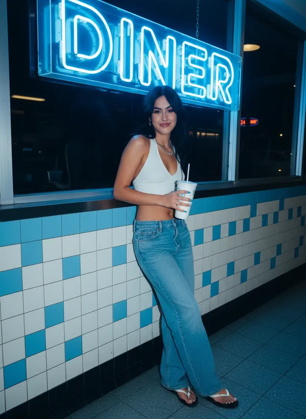 ИИ генератор фото в стиле Y2K фото из галереи 10 - aesthetic