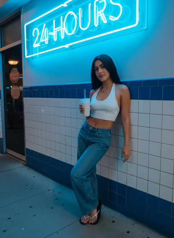 ИИ генератор фото в стиле Y2K фото из галереи 9 - aesthetic