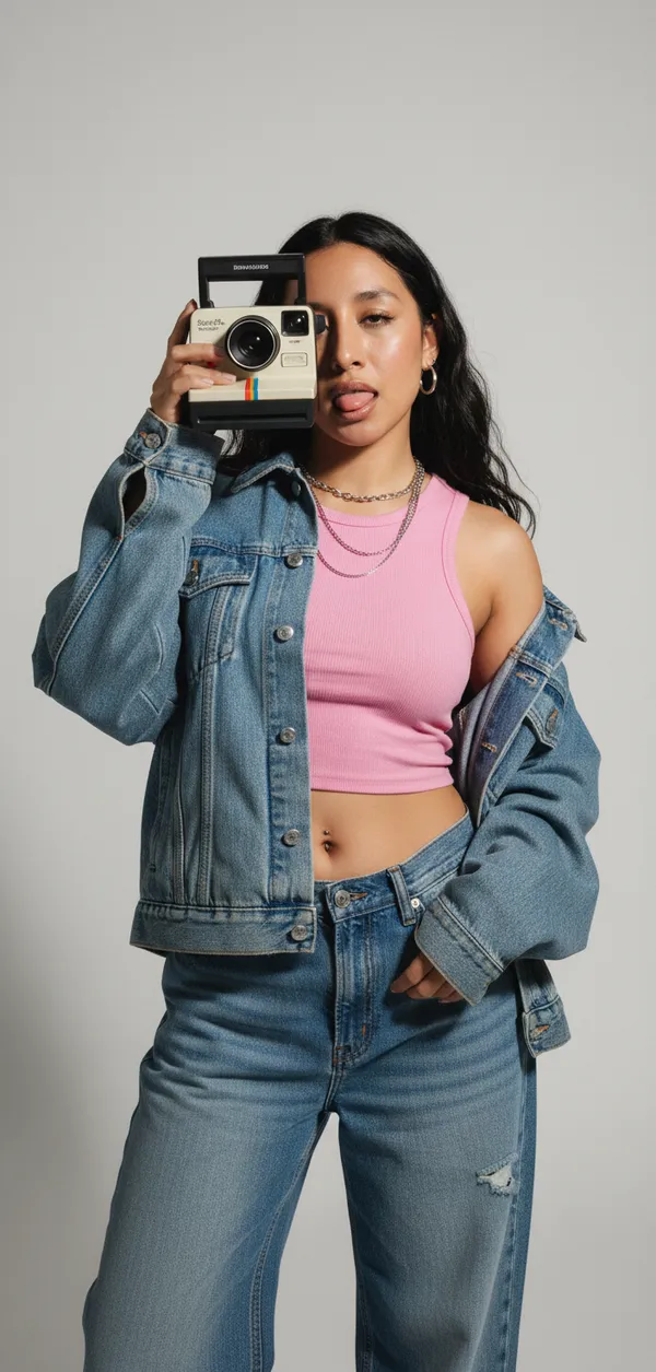 ИИ генератор фото в стиле Y2K фото из галереи 25 - aesthetic