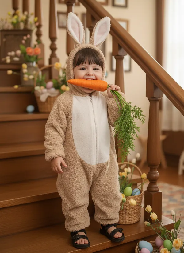 ИИ генератор пасхальных фото для малышей фото из галереи 12 - seasonal