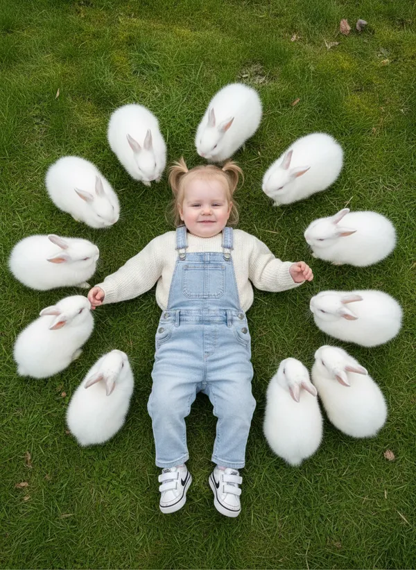 ИИ генератор пасхальных фото для малышей фото из галереи 15 - seasonal