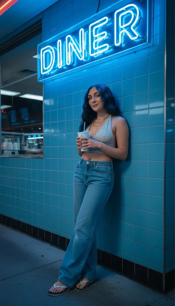 ИИ генератор фото в стиле Y2K фото из галереи 30 - aesthetic