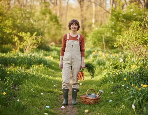 ИИ генератор пасхальных фото для малышей фото из галереи 25 - seasonal