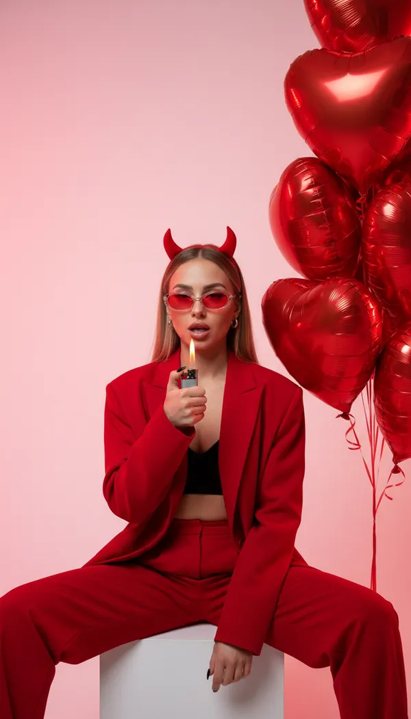 ШІ генератор фото в червоній естетиці фото з галереї 29 - aesthetic