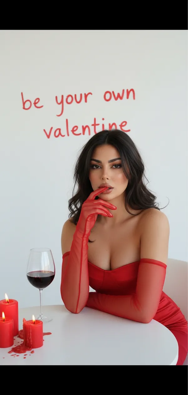 ШІ генератор фото в червоній естетиці фото з галереї 13 - aesthetic