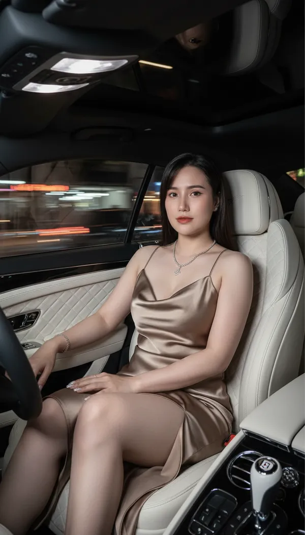 AI Night Drive Photo Generator example 27 - cinematic style AI photo