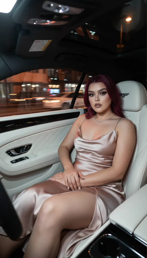 AI Night Drive Photo Generator example 28 - cinematic style AI photo