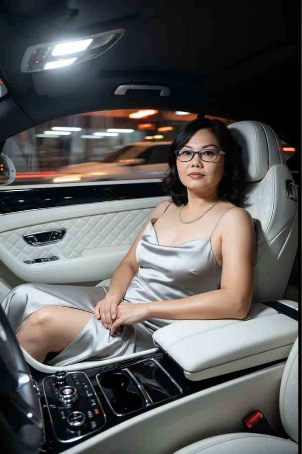 AI Night Drive Photo Generator example 30 - cinematic style AI photo