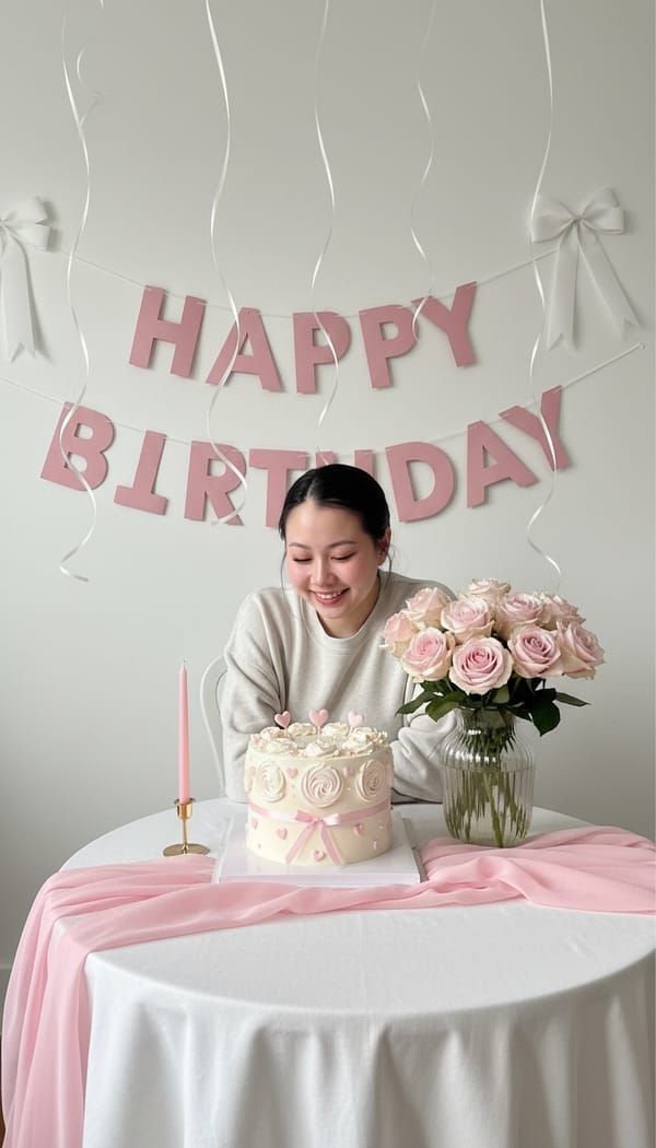 AI Birthday Photo Generator example 8 - birthday style AI photo