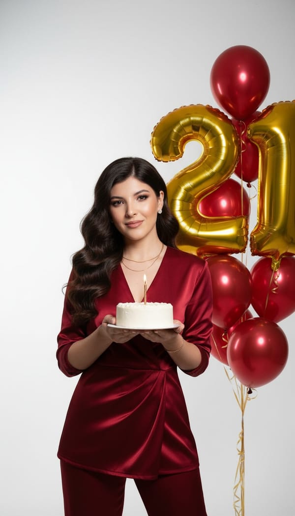 AI Birthday Photo Generator example 22 - birthday style AI photo