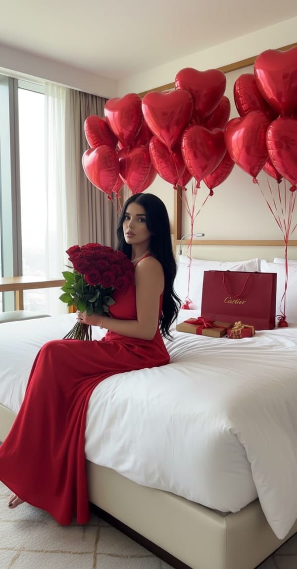 ШІ генератор фото в червоній естетиці фото з галереї 12 - aesthetic