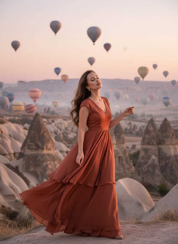 AI Travel Photo Generator — dramatic lighting (travel AI photo)