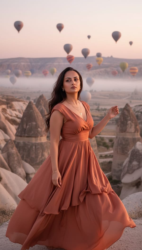 AI Travel Photo Generator — soft-light look (travel AI photo)