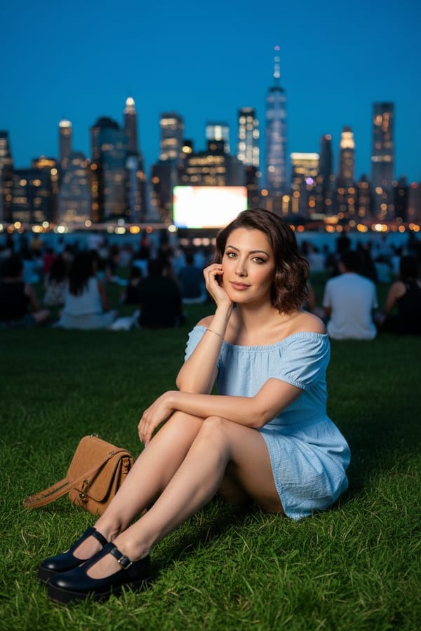 AI New York Photo Generator — outdoor portrait (travel AI photo)