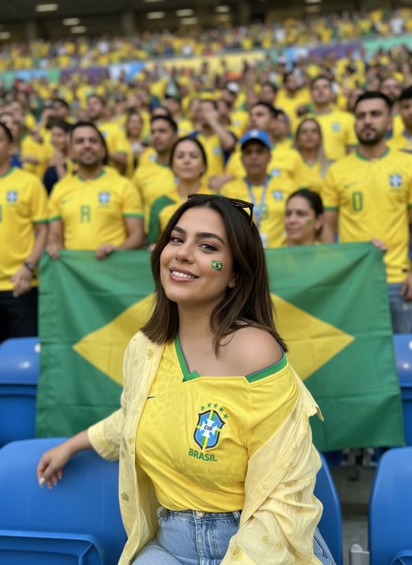 Gerador de Fotos da Copa do Mundo IA — estilo editorial