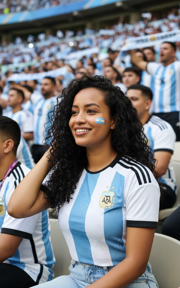 Gerador de Fotos da Copa do Mundo IA — momento espontâneo