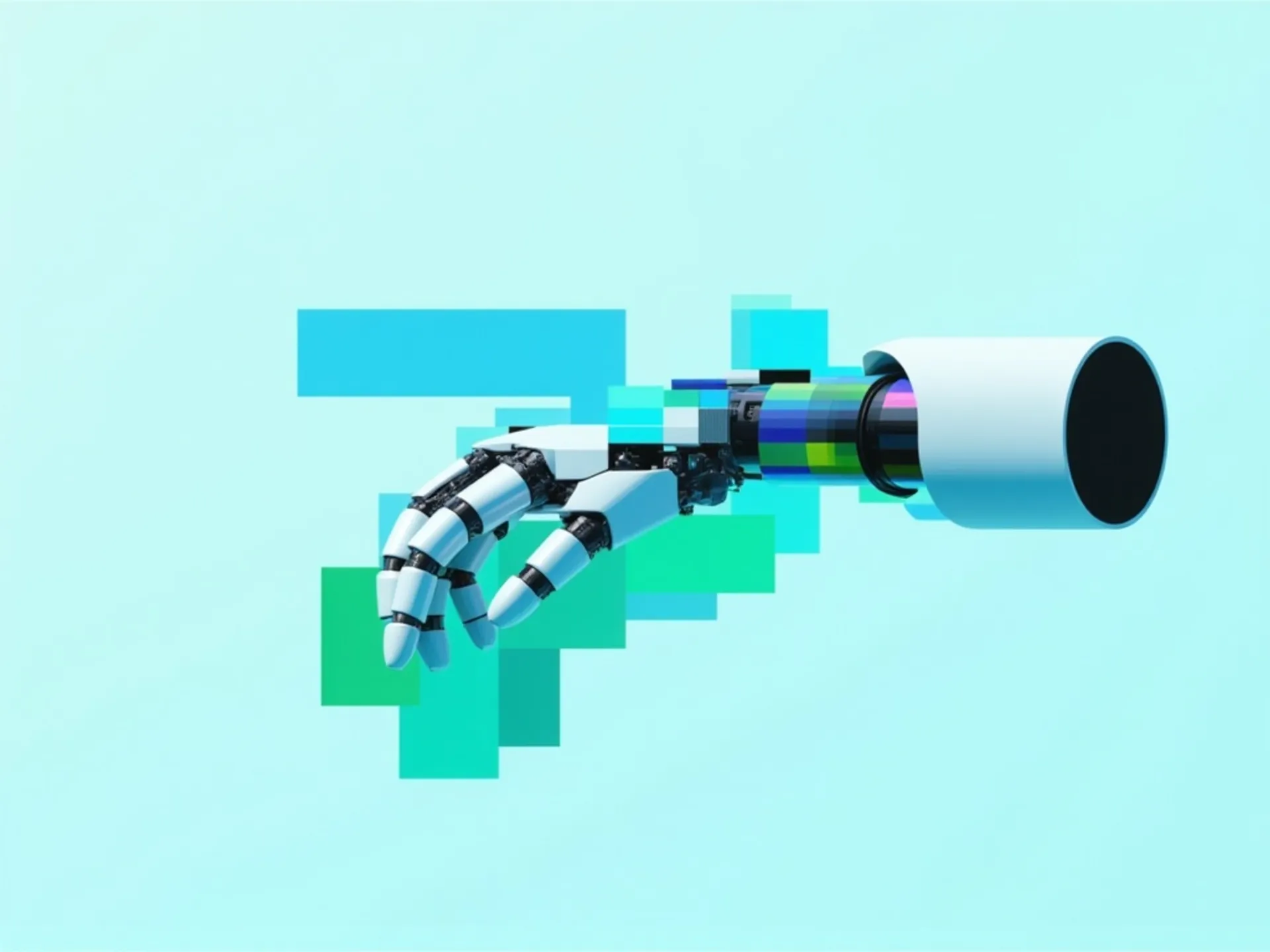FLUX 3 Action turns what the robot sees into what it does next. Give it the scene camera image, the wrist camera image, the current SO-101 joint state (shoulder pan, shoulder lift, elbow flex, wrist flex, wrist roll, gripper) and a plain-language instruction such as "Pick up the yellow cube and place it inside the black rectangle". It returns a chunk of 42 target joint positions at 30 Hz, that is 1.4 s of motion. In a control loop, execute the first 32 steps (about 1 s), then call again with fresh images and joint state.