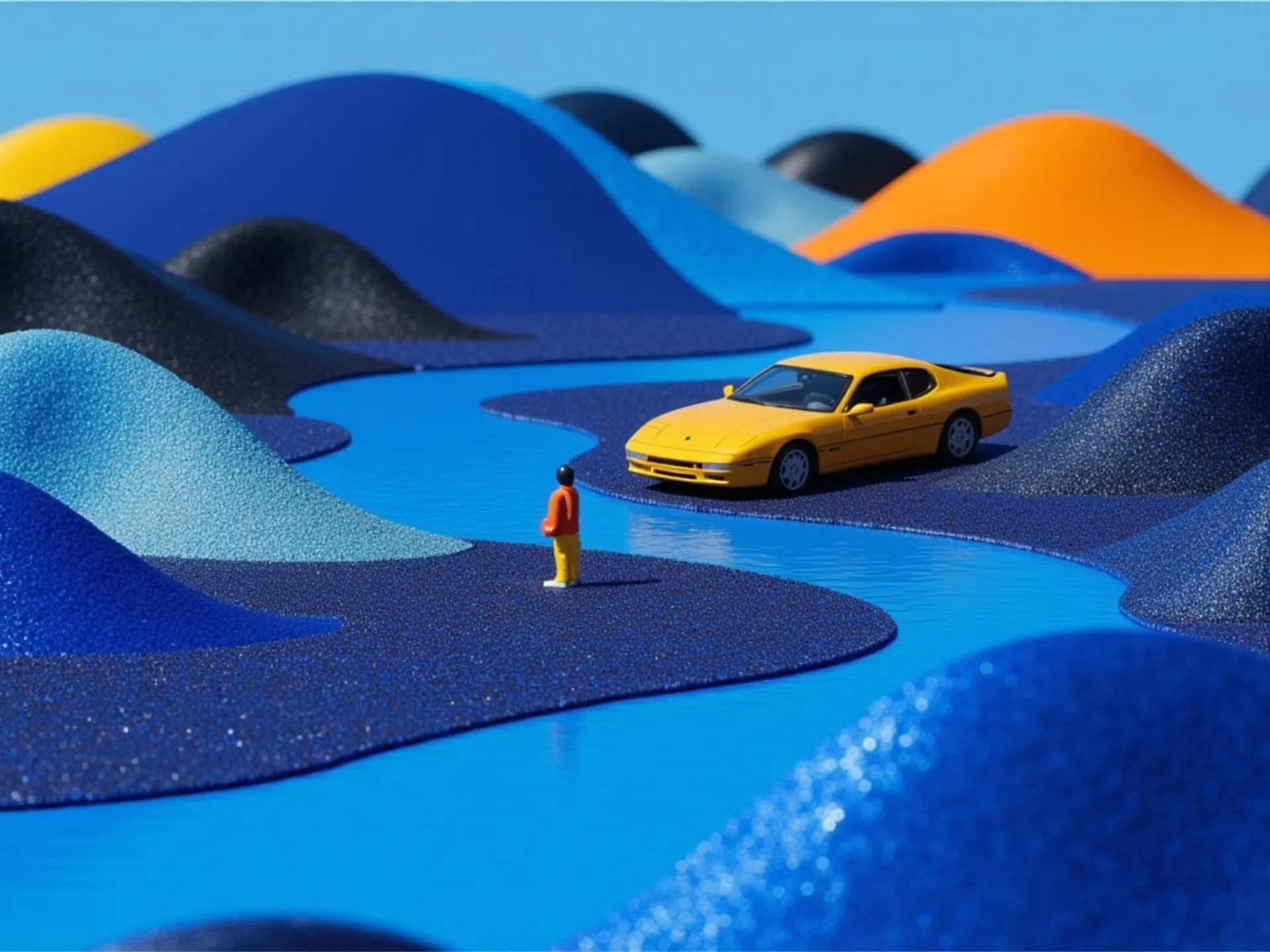 Explore interactive worlds in real time with movement and camera controls.